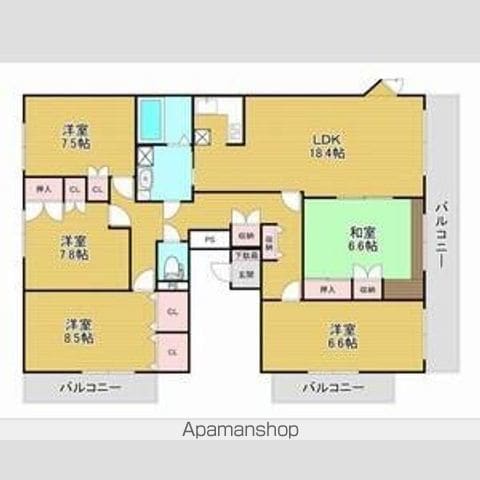 メゾンドゥプラトーの間取り写真
