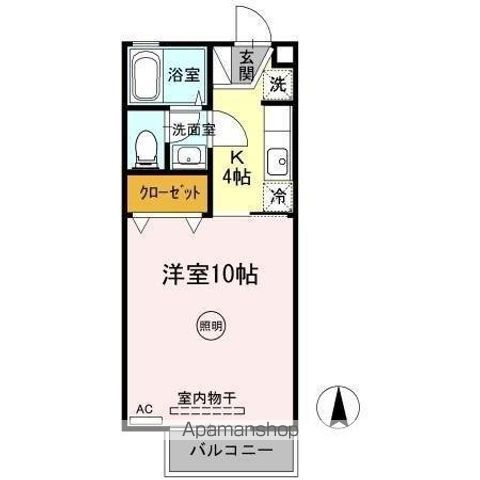 クレスト木太 A棟の間取り写真