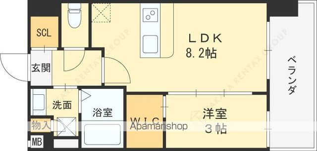LUXE新大阪VIの間取り写真