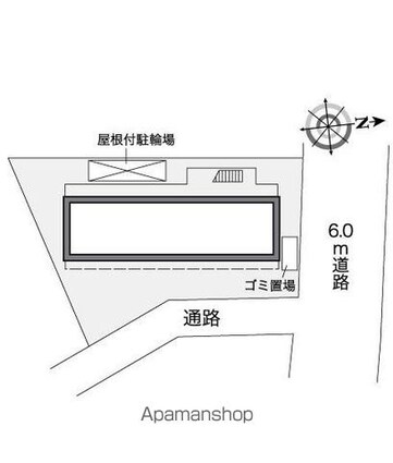 レオパレスゴールドヒルズ[1K/20.28m2]の配置図