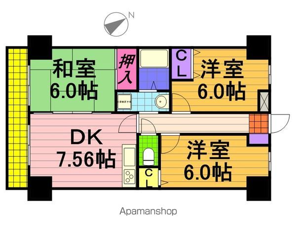 エステート秀の間取り