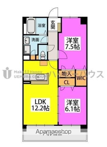 ＲＥＳＩＡＳ　ＤＡＺＡＩＦＵ　ＢＬＤＧ．の間取り