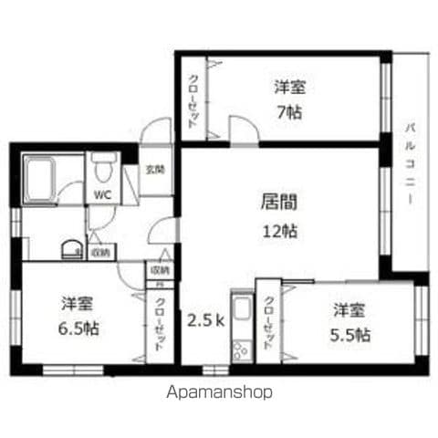 レジデンス西岡の間取り写真