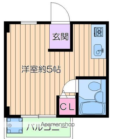 【立川市高松町のマンションの間取り】