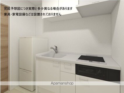 （仮）ＤーＲＯＯＭ木町通一丁目[1K/30.8m2]のキッチン