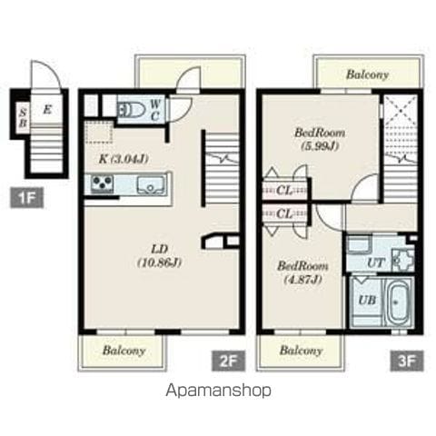 【ＲＥＳＩＤＥＮＣＥ城西の間取り】