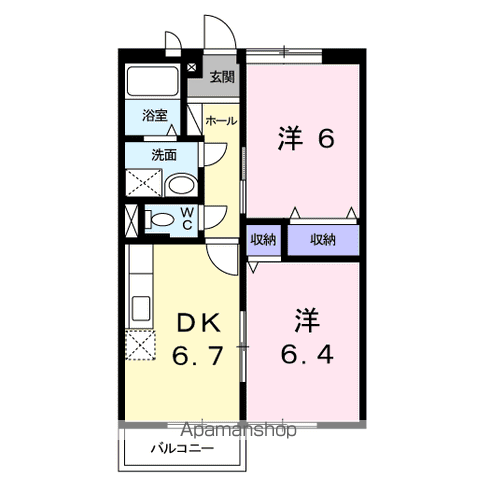 【椿山荘の間取り】