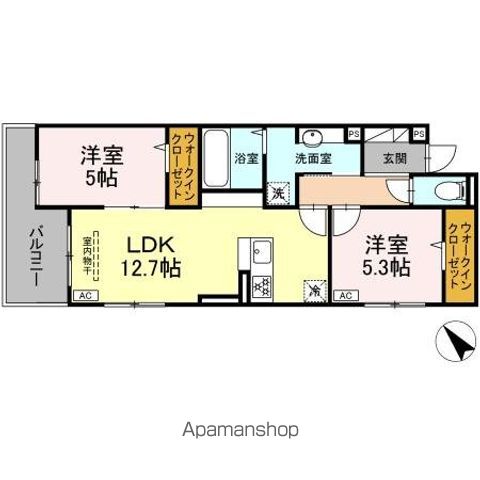 ビエント新横浜の間取り