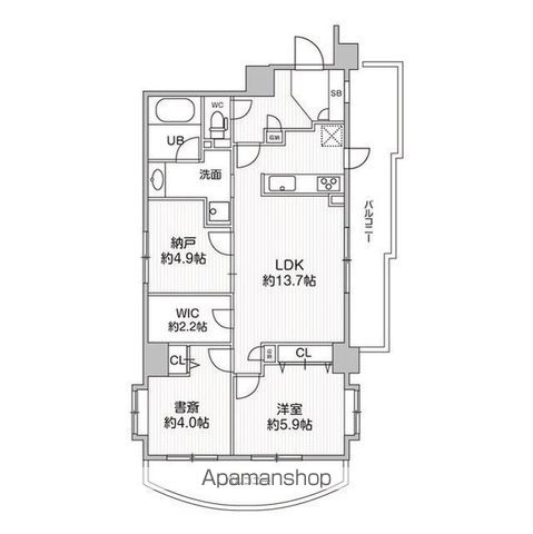 【コンフォリア板橋仲宿の間取り】