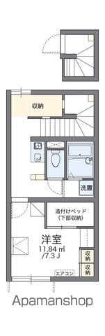 レオパレス賀庄3の間取り写真