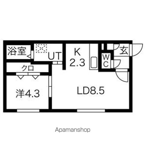 ティアモ新札幌の間取り写真