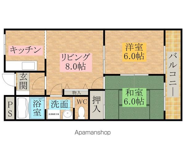 グリックユキモトの間取り写真