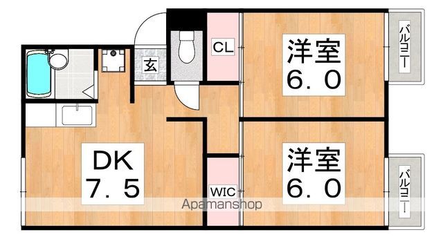 コーポアイの間取り写真
