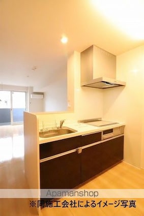 コートデルトゥール昭島[2LDK/60.56m2]のキッチン