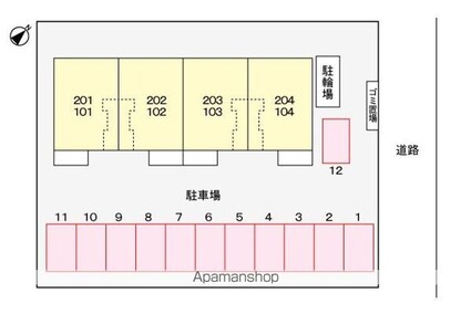 ビリーブ[2LDK/56.26m2]の配置図