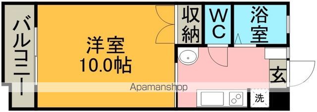 コーポリバーサイドの間取り写真