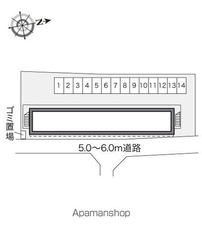 レオパレスルースト 209 ｜ 東京都立川市砂川町６丁目21-6（賃貸アパート1K・2階・20.28㎡） その13