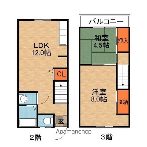 グリーンハイツの間取り写真