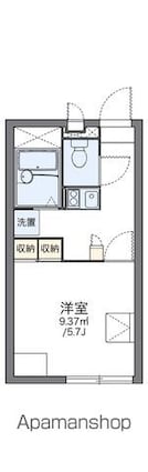 レオパレスアイリス[1K/20.28m2]の間取図