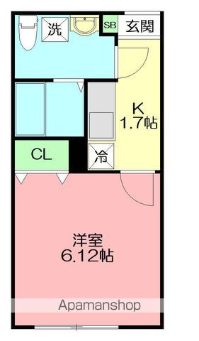 グラスプラス栄町Iの間取り写真