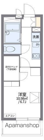 レオパレスグランキャスル新町の間取り写真