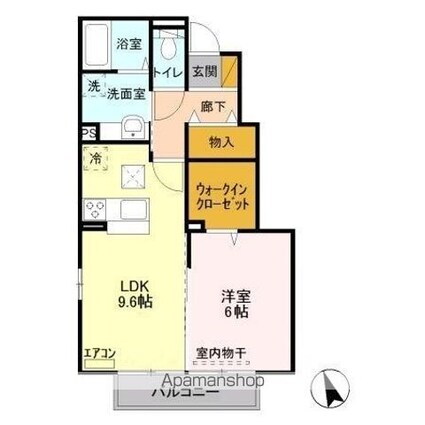 Ｐｉａ　Ｙ’ｓ（ピア　ワイズ）[1LDK/42.86m2]の間取図