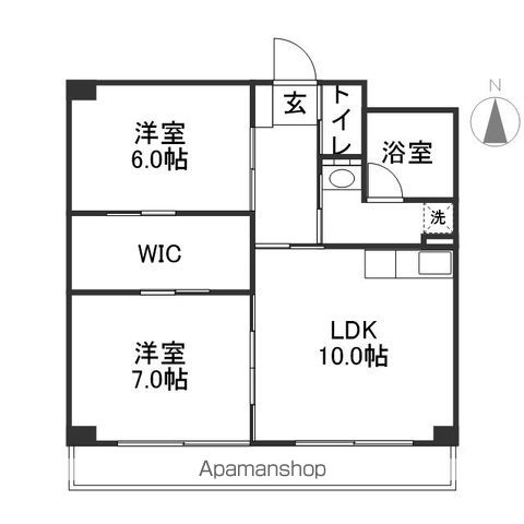 ハアラン御南の間取り写真