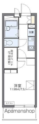 東京都練馬区北町７丁目[1K/20.81m2]の間取図