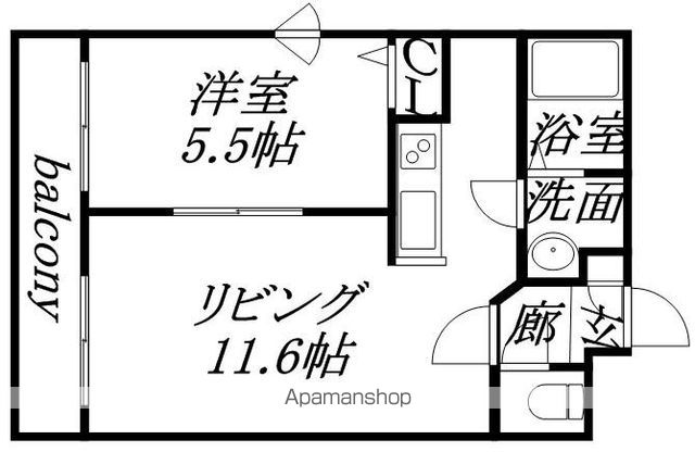アルテ平岸の間取り写真