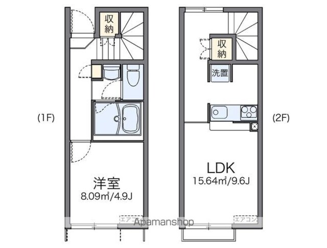 レオネクストほしやⅡ[1LDK/40.26m2]の間取図