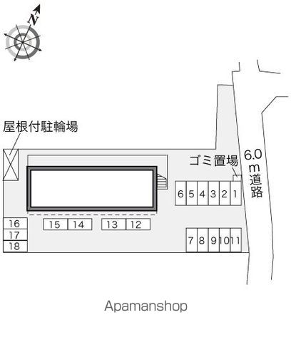 レオパレスプティフルール桜台 202 ｜ 千葉県野田市桜台187-4（賃貸アパート1K・2階・23.18㎡） その12