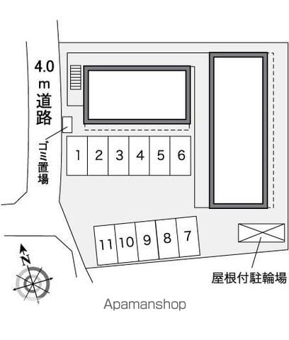 レオパレス如月 204 ｜ 山梨県甲府市里吉２丁目2-34（賃貸アパート1K・2階・23.18㎡） その13