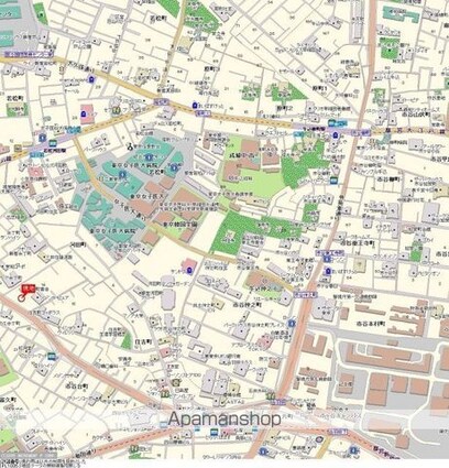 クレアシオン市ヶ谷西[1K/19.93m2]の配置図