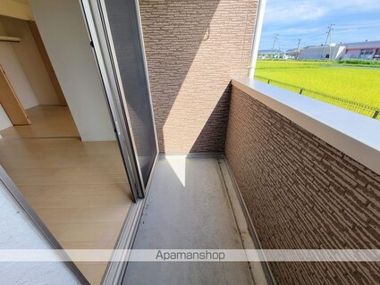 宮城県亘理郡亘理町字東郷[1LDK/45.09m2]のバルコニー