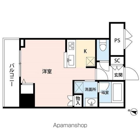 パークソレイユ弐番館の間取り写真