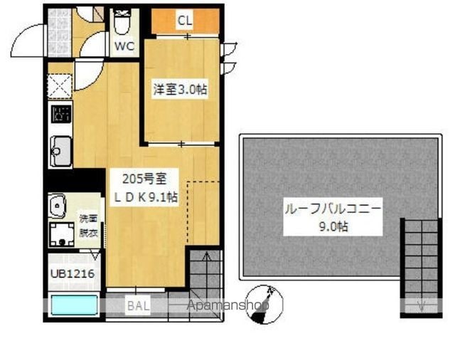 GRANDTIC 門真の間取り写真
