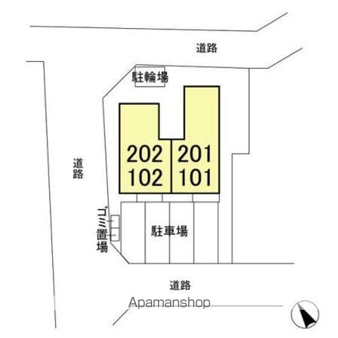 レーブメルベーユ壱番館 102 ｜ 千葉県船橋市三山５丁目27-21（賃貸アパート1LDK・1階・45.43㎡） その19