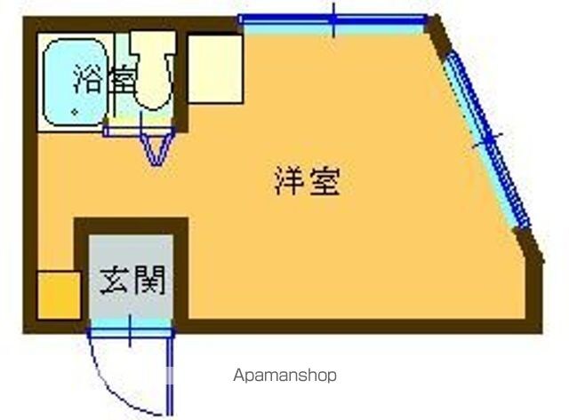 和歌山県和歌山市新内[1R/17.83m2]の間取図