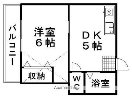 メゾンタナカ[1K/22.89m2]の内装6