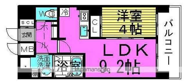 ランドセントラル梅田の間取り写真