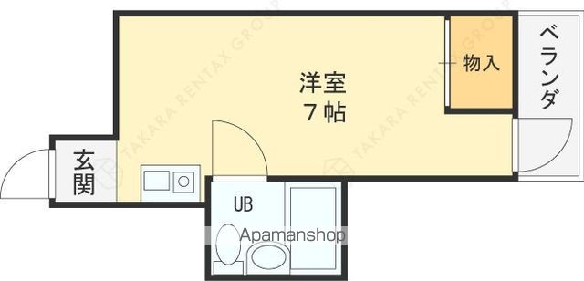 ハマンション伊加賀の間取り写真