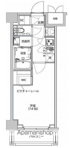 ハーモニーレジデンス東京イーストサイドの間取り