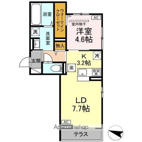 DーROOM NAGOMIの間取り写真