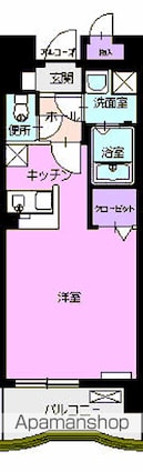 岐阜県岐阜市薮田南１丁目[1K/30.98m2]の間取図