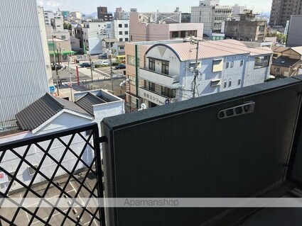 シャングリ・ラ霞[1K/30.1m2]のバルコニー