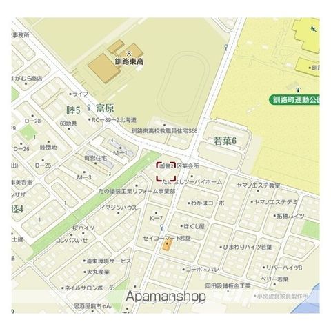 apartment 北海道釧路郡釧路町国誉６丁目9-5
国誉の賃貸情報を見る
物件地図