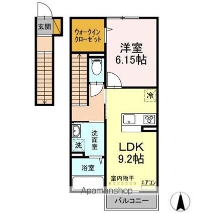 Ｇｒａｎｄ　Ｃａｌｉｃｅ　（グランカリス）[1LDK/43.79m2]の間取図