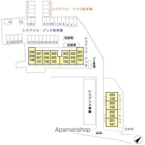 レジデンス・デュオ 205 ｜ 千葉県千葉市稲毛区作草部町1024-1（賃貸アパート1LDK・2階・47.27㎡） その30