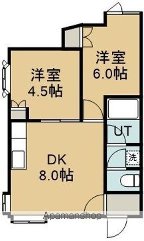 五稜郭パークハイツの間取り写真