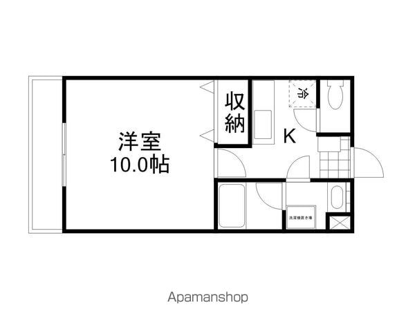 オーランド岩田の間取り写真